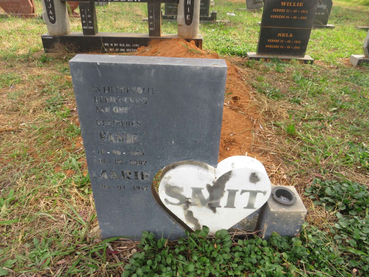 SMIT Fanie 1935-2002 & Marie 1947-