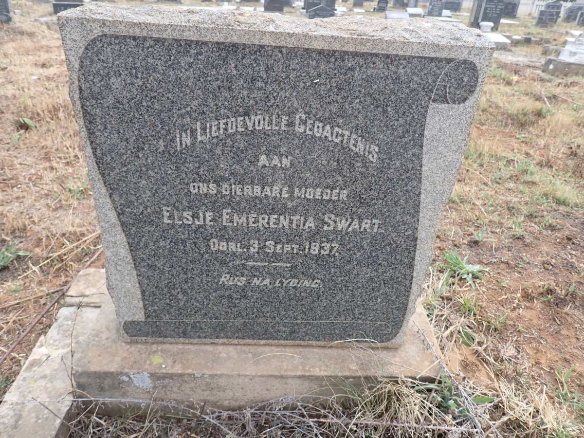 SWART Elsje Emerentia -1937