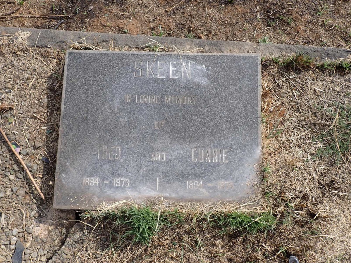 SKEEN Theo 1894-1973 & Connie 1894-1974