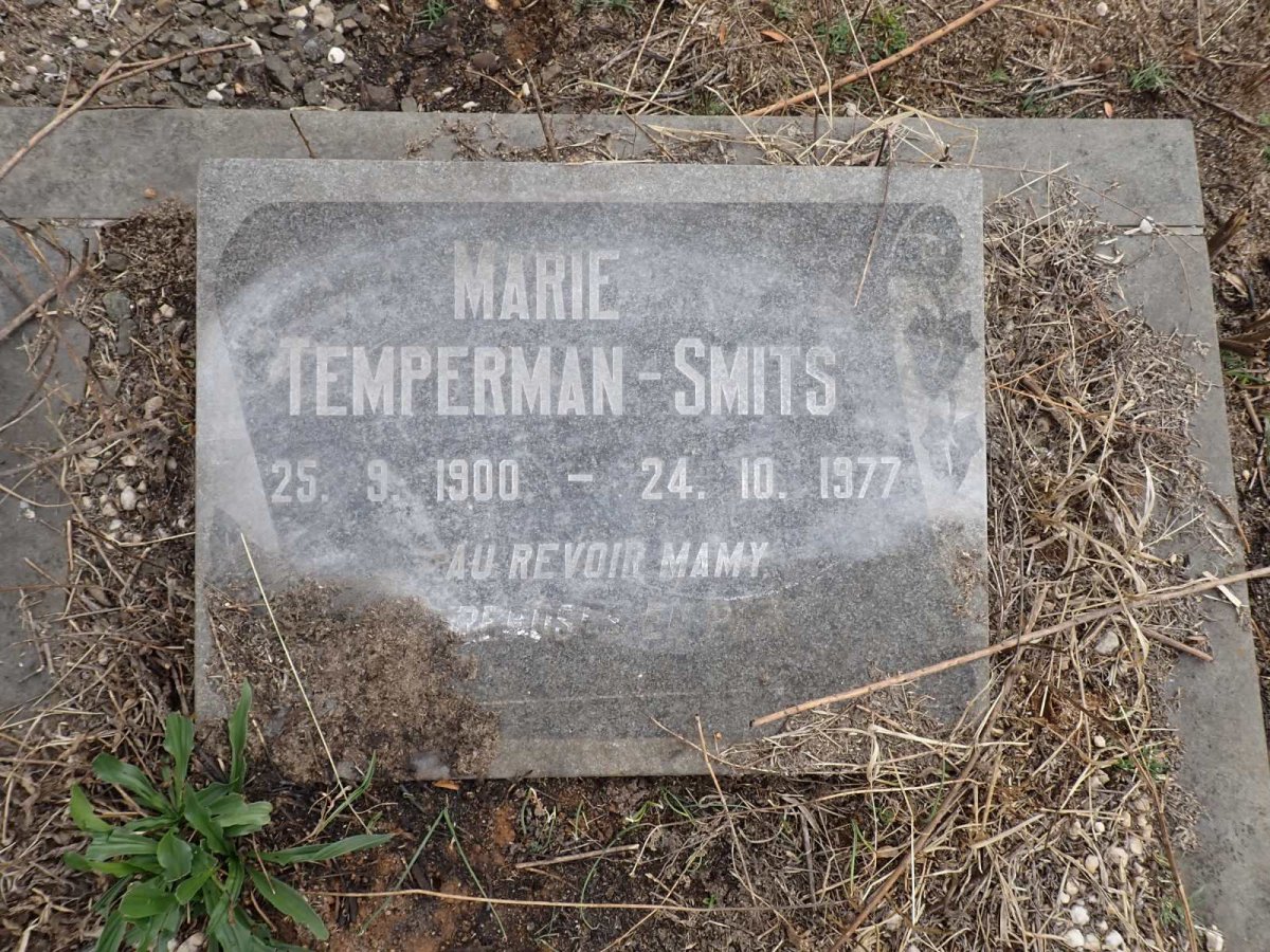 SMITS Marie, TEMPERMAN 1900-1977