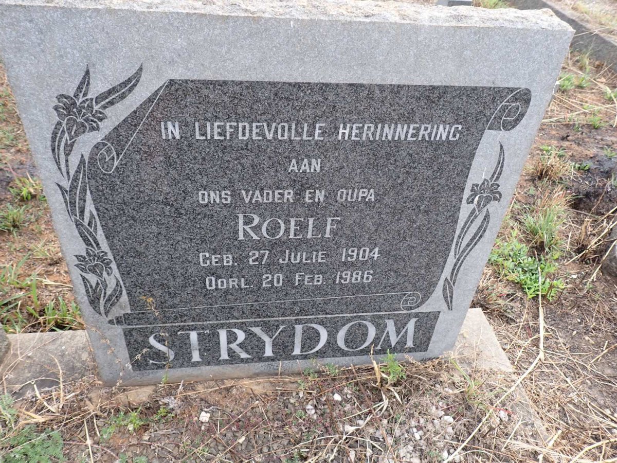 STRYDOM Roelf 1904-1986 & Christina 1907-1962 _2