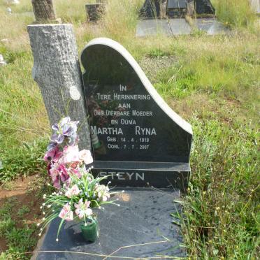 STEYN Martha Ryna 1919-2007