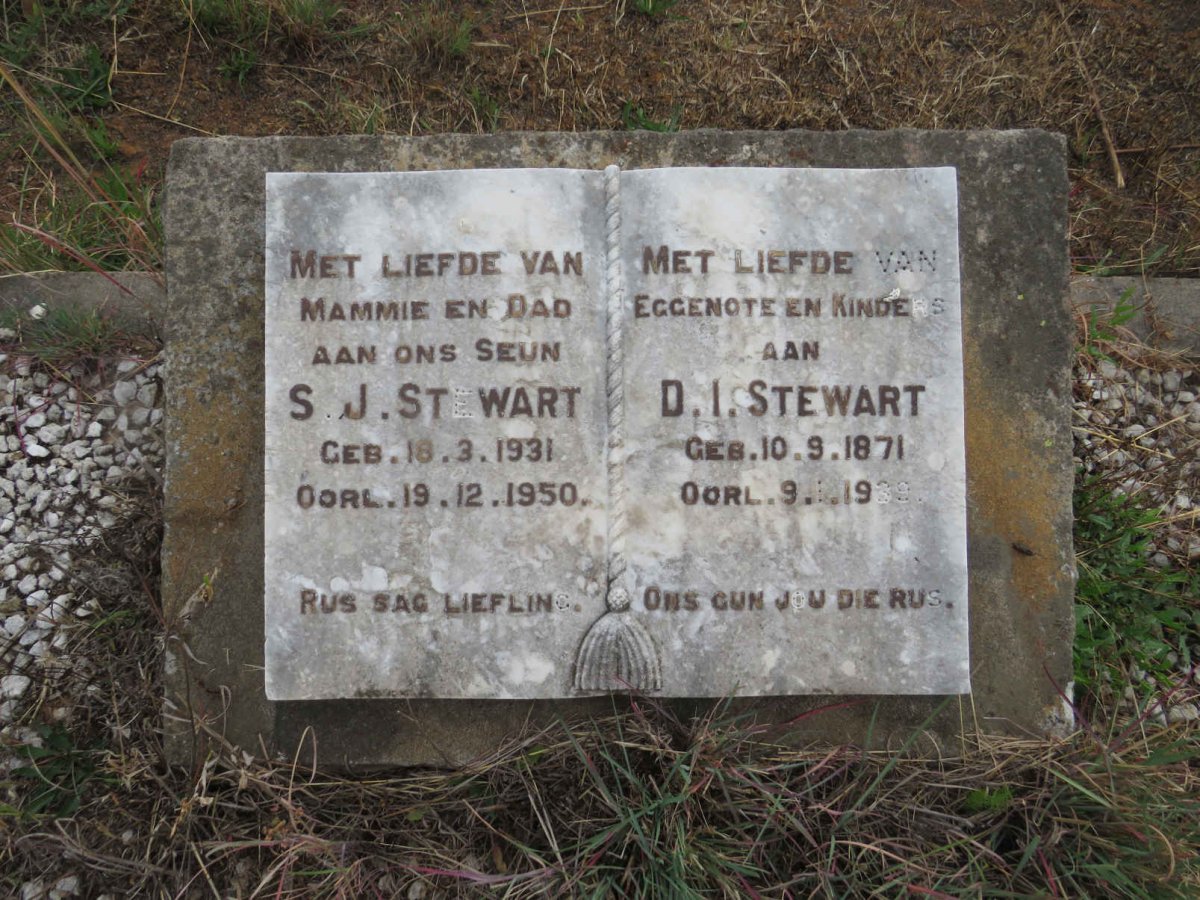 STEWART D.I. 1871-1939 :: STEWART S.J. 1931-1950