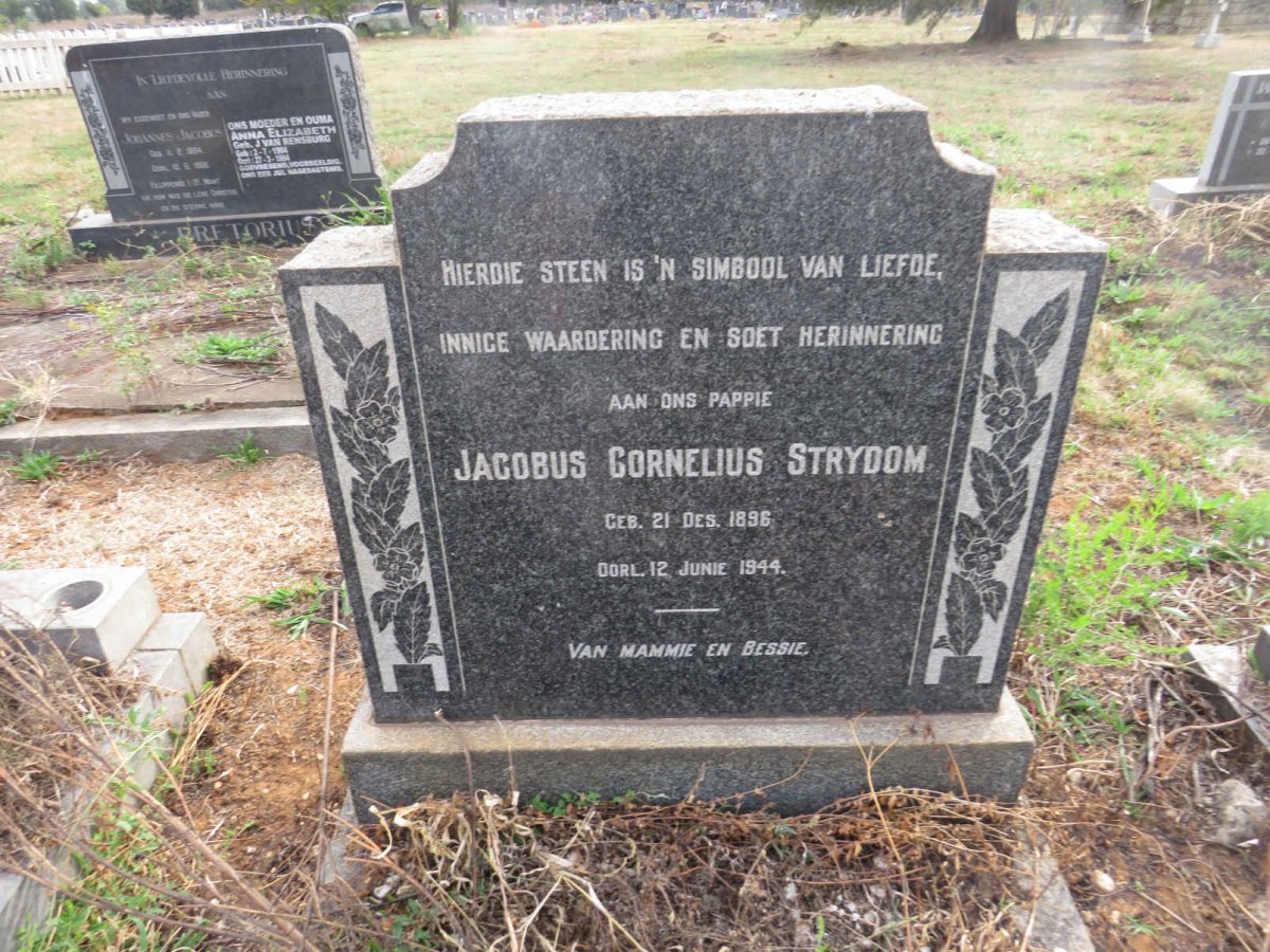 STRYDOM Jacobus Cornelius 1896-1944