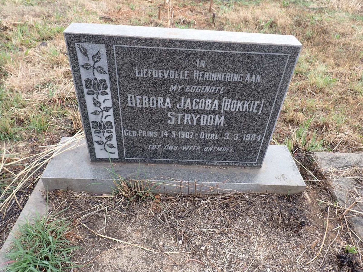 STRYDOM Debora Jacoba nee PRINS 1907-1984