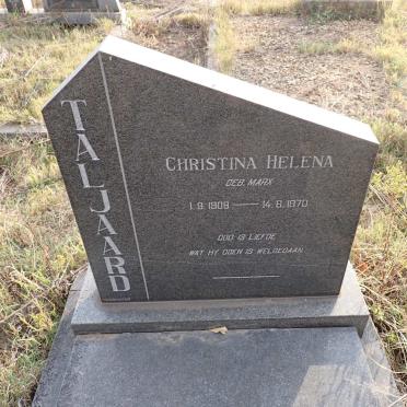 TALJAARD Christina Helena nee MARX 1908-1970