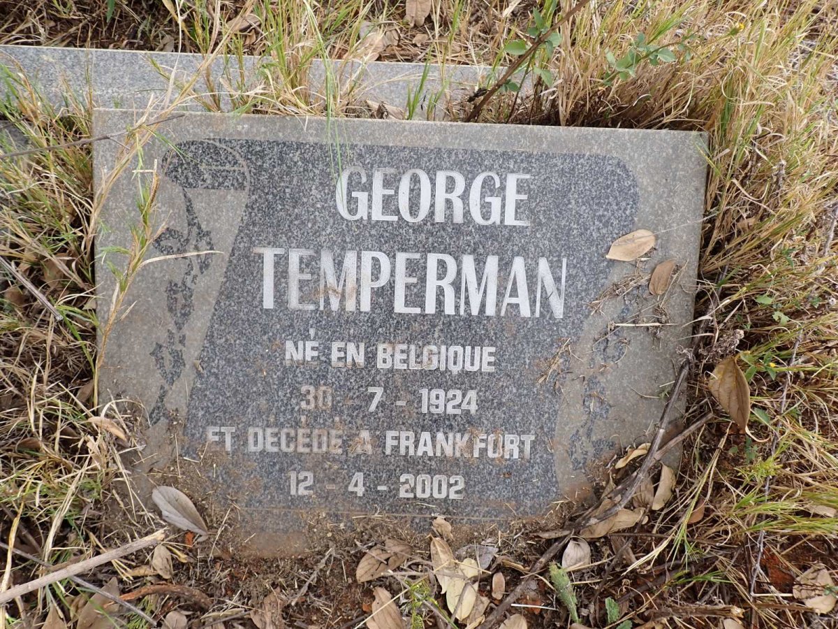 TEMPERMAN George 1924-2002