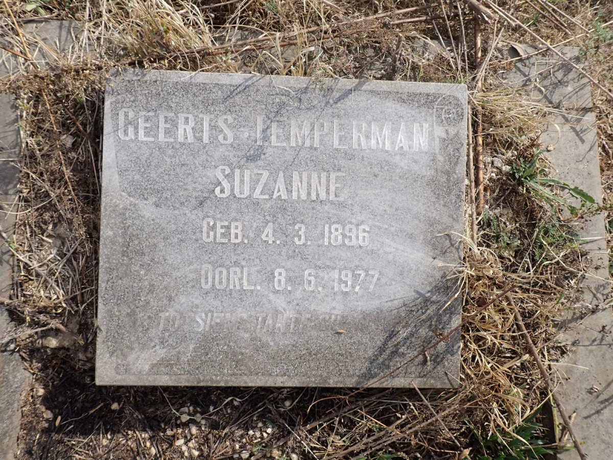 TEMPERMAN Suzanne, GEERTS 1896-1977