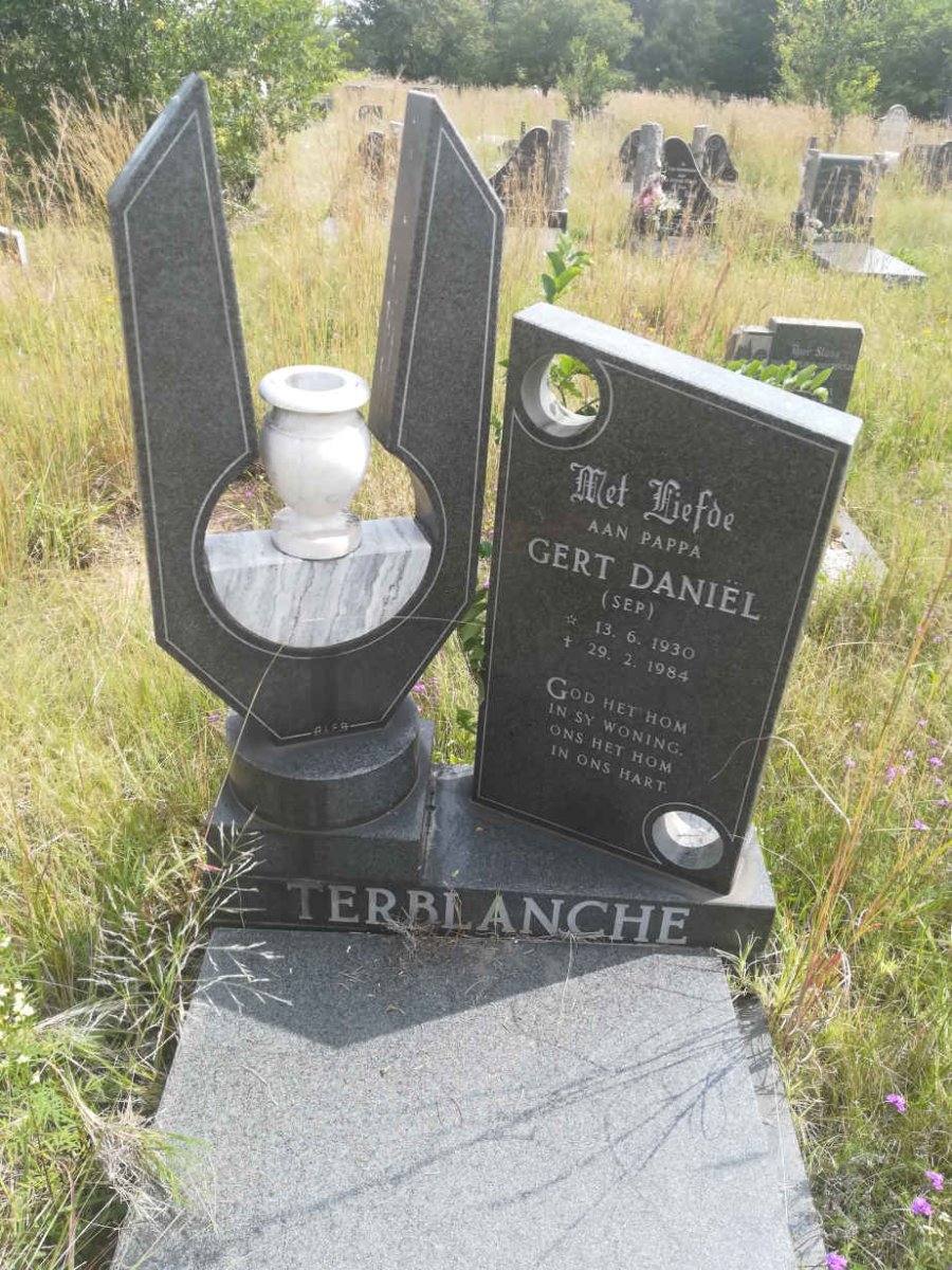 TERBLANCHE Gert Daniël 1930-1984