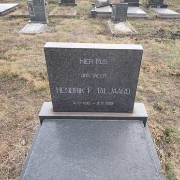 TALJAARD Hendrik F. 1890-1955