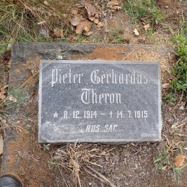 THERON Pieter Gerhardus 1914-1915