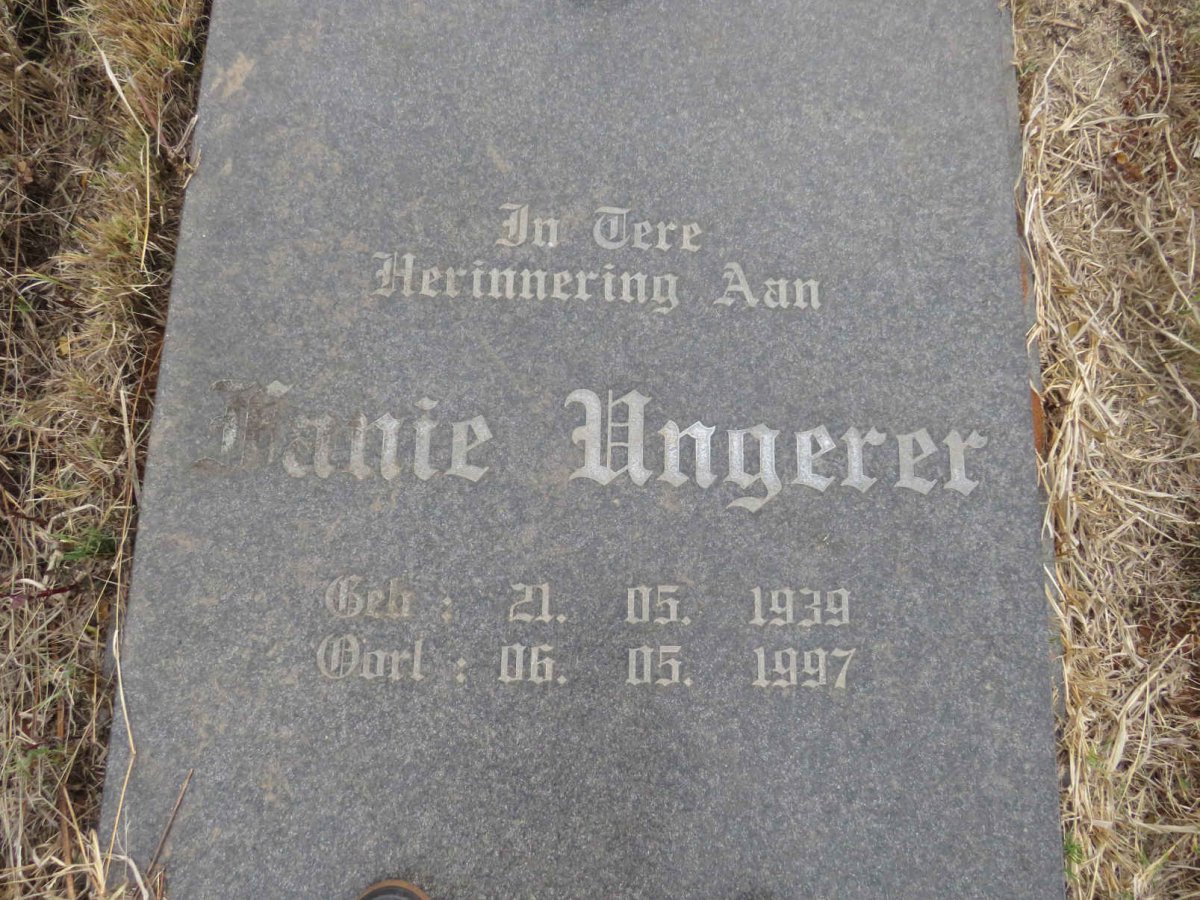 UNGERER ?anie 1939-1997