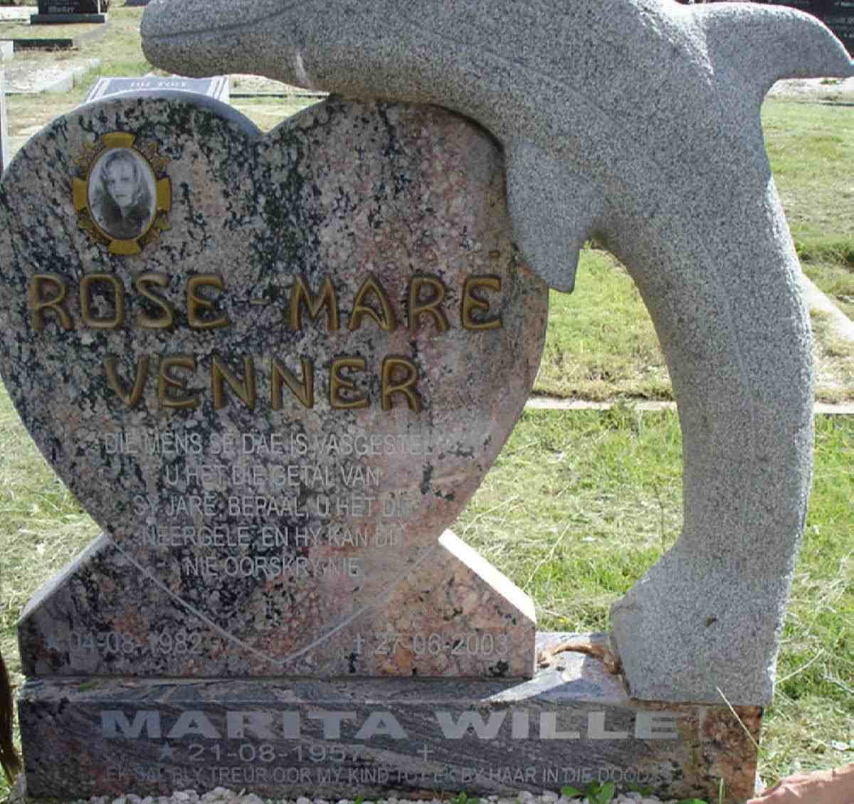 VENNER Rose-Marie 1982-2003 :: VENNER Marita Willem 1957-