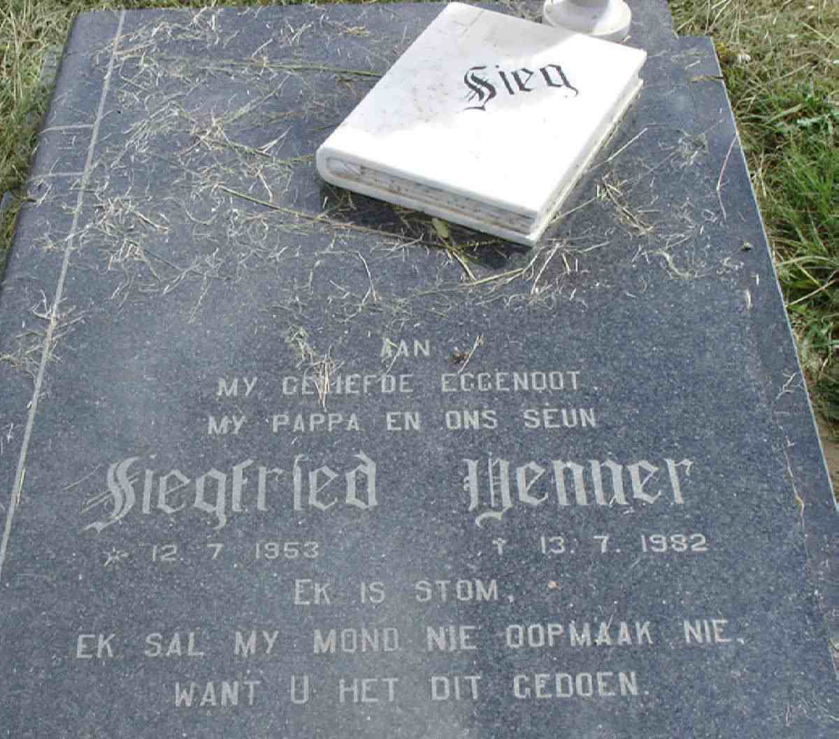 VENNER Siegfried 1953-1982