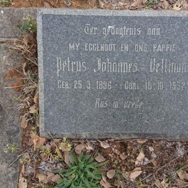 VELTMAN Petrus Johannes 1896-1952