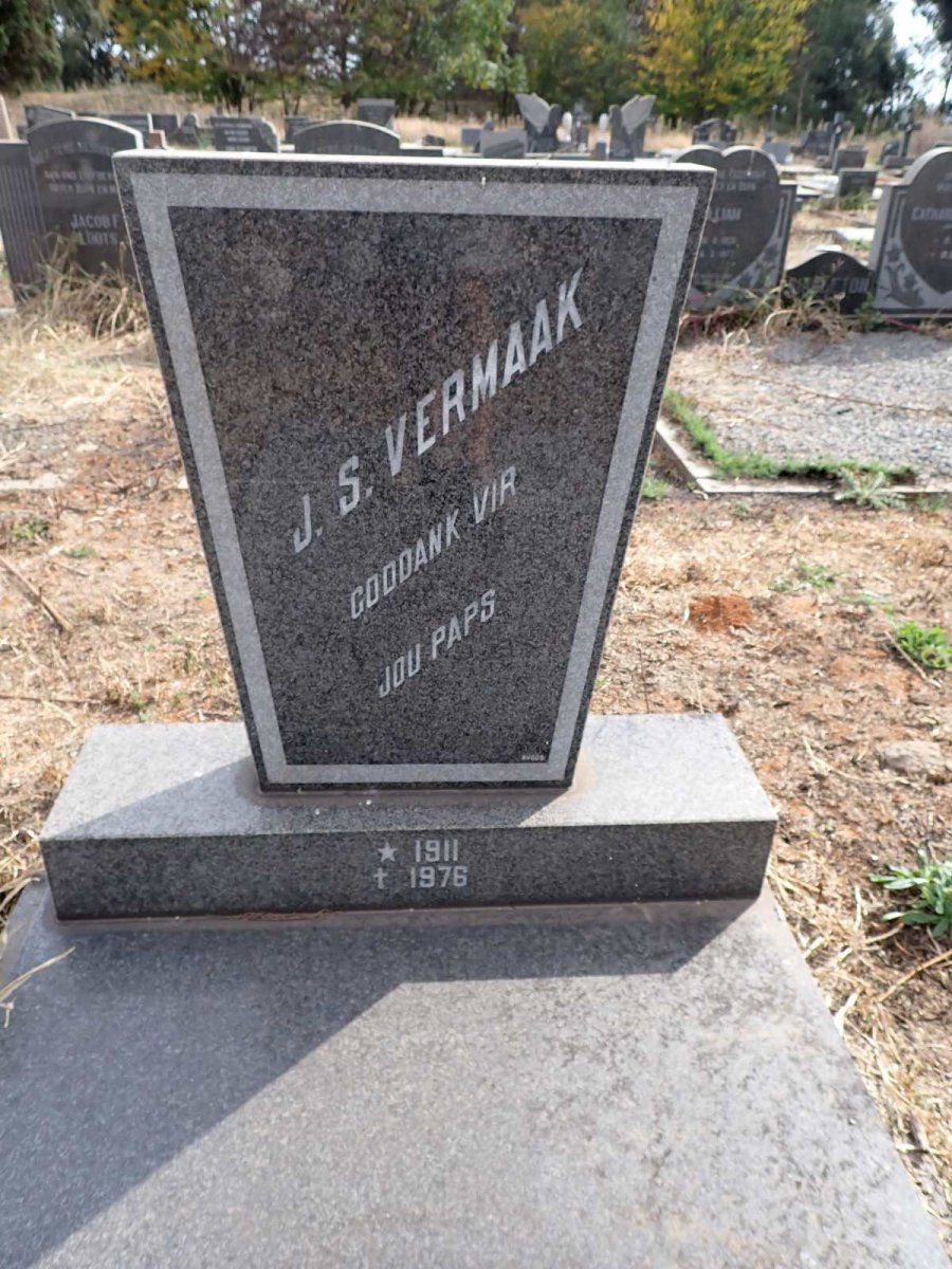 VERMAAK J.S. 1911-1976