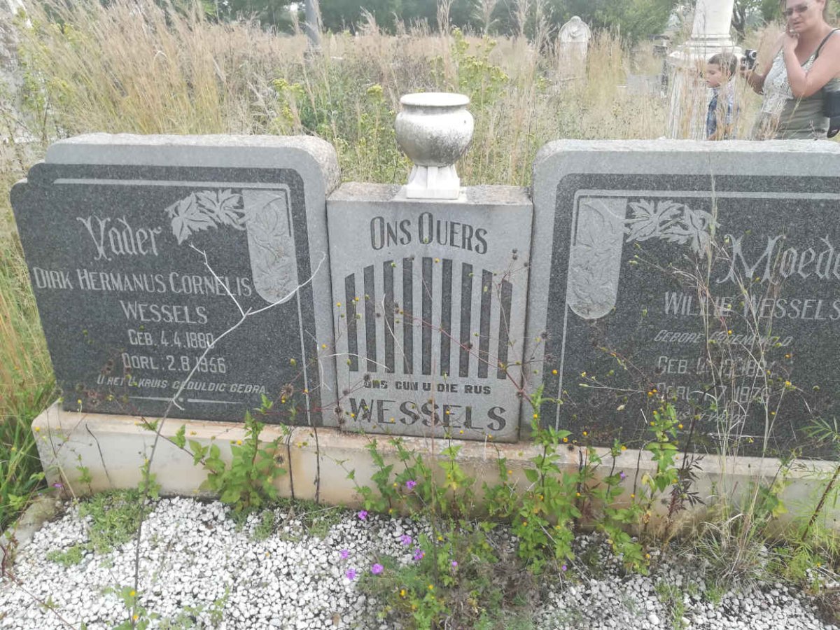 WESSELS Dirk Hermanus Cornelis 1880-1956 &amp; Willie GROENEWALD 1884-1976