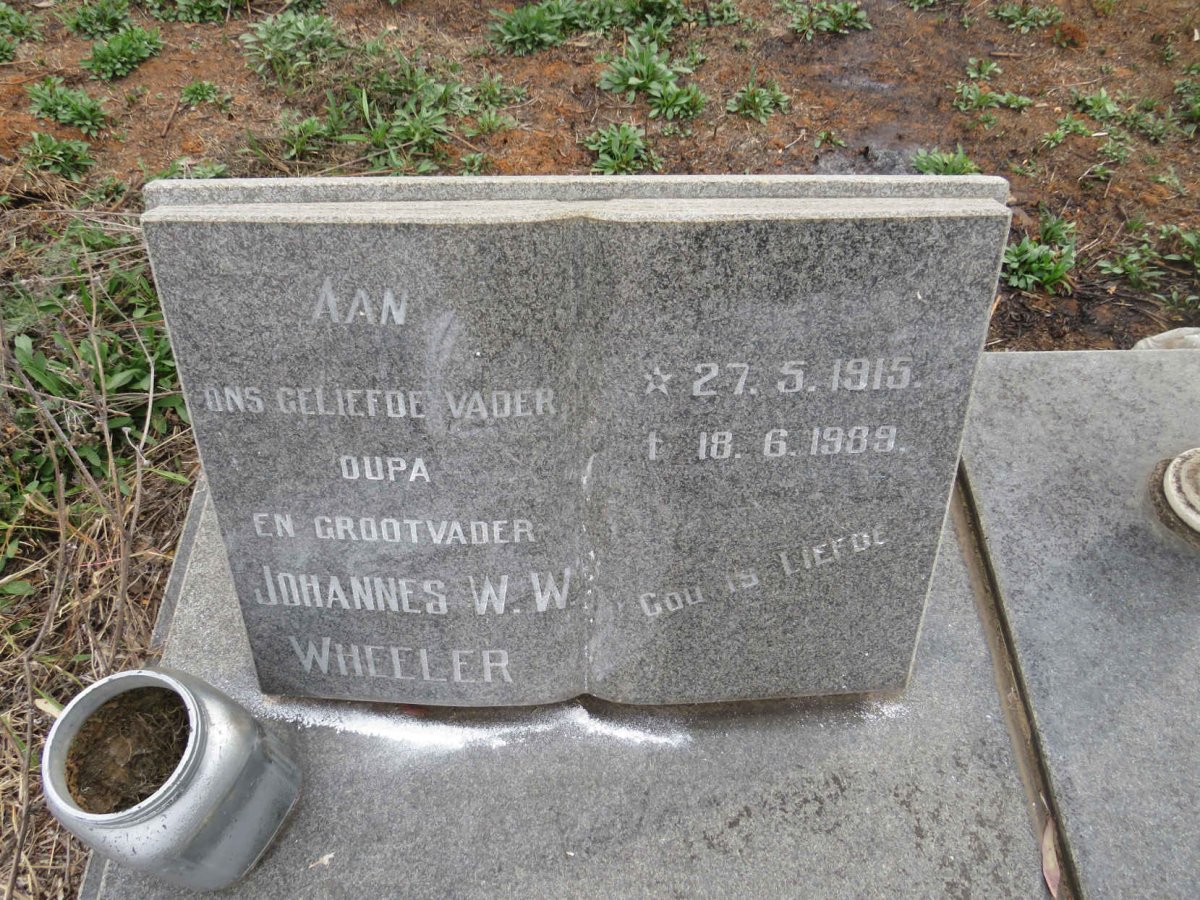 WHEELER Johannes W.W. 1915-1989 & Elizabeth M. 1917-1979 _3