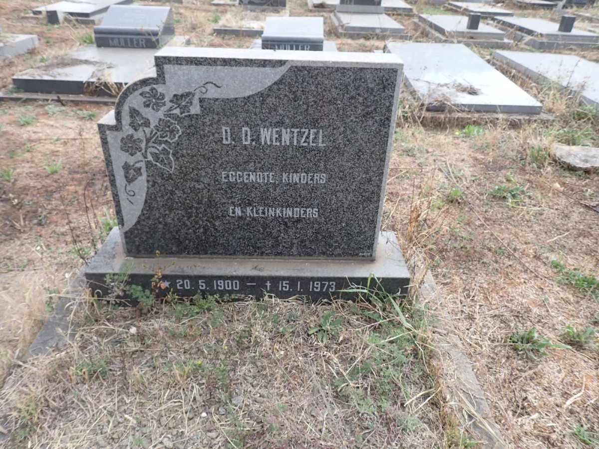 WENTZEL D.D. 1900-1973
