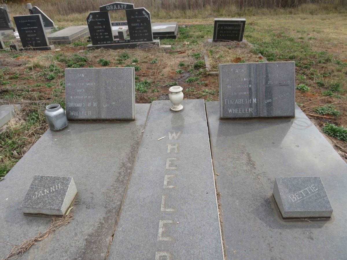 WHEELER Johannes W.W. 1915-1989 & Elizabeth M. 1917-1979 _1