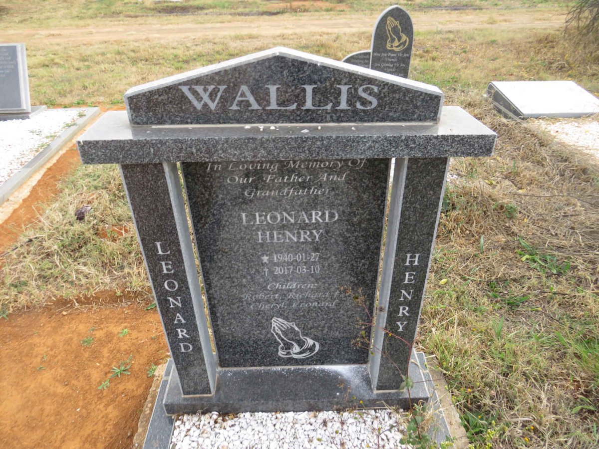 WALLIS Leonard Henry 1940-2017
