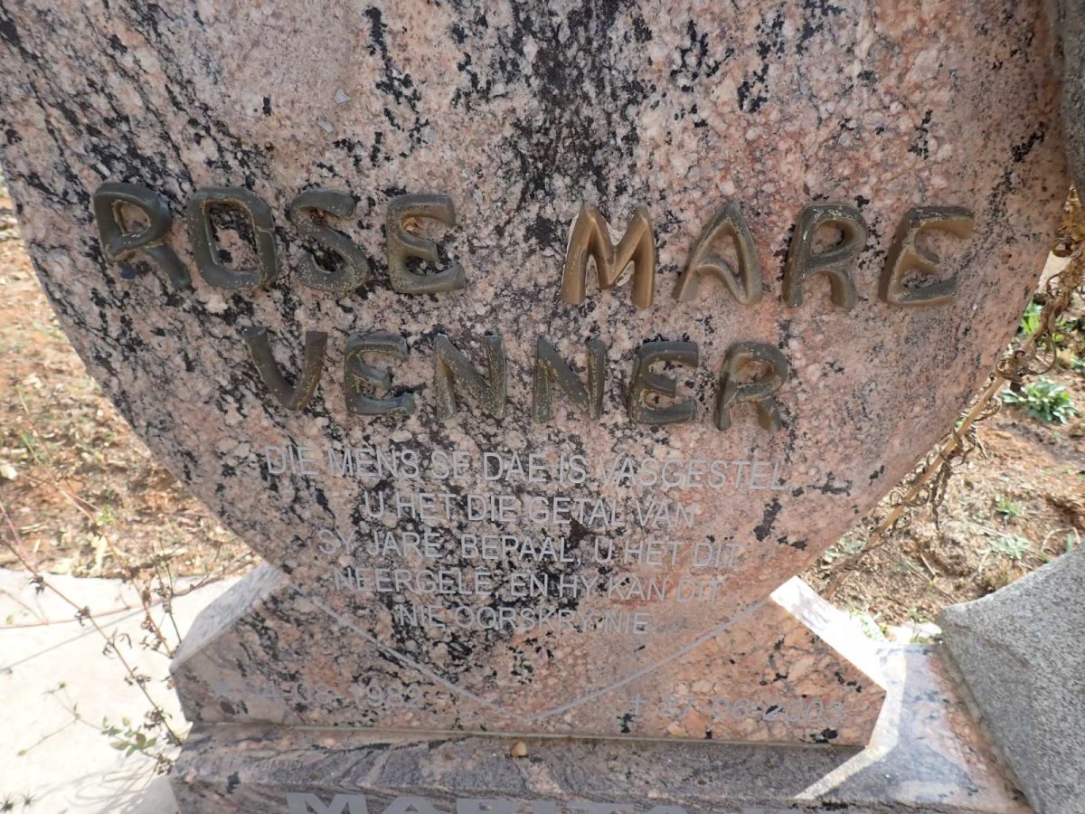 WILLE Marita 1957- :: VENNER Rose Mare 1982-2003_2