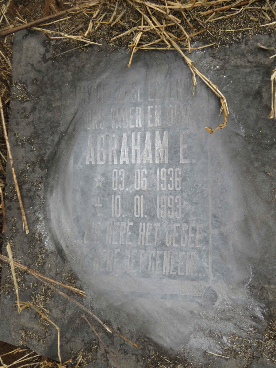 WYK Abraham E., van 1936-1993
