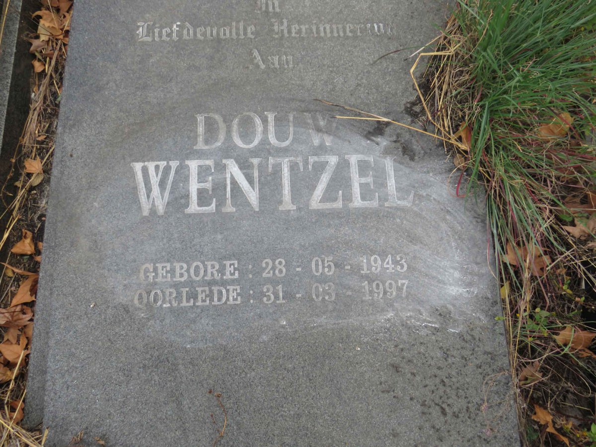 WENTZEL Douw 1943-1997