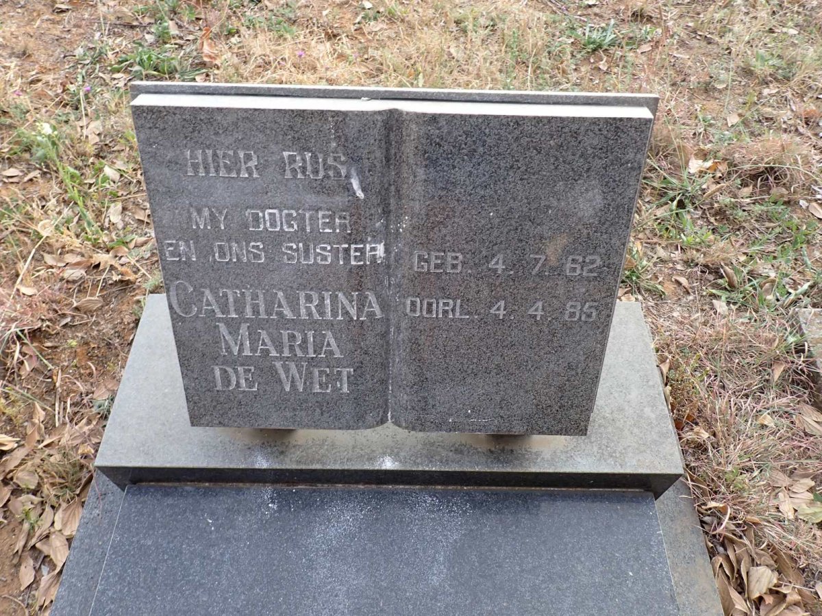 WET Catharina Maria, de 1962-1985