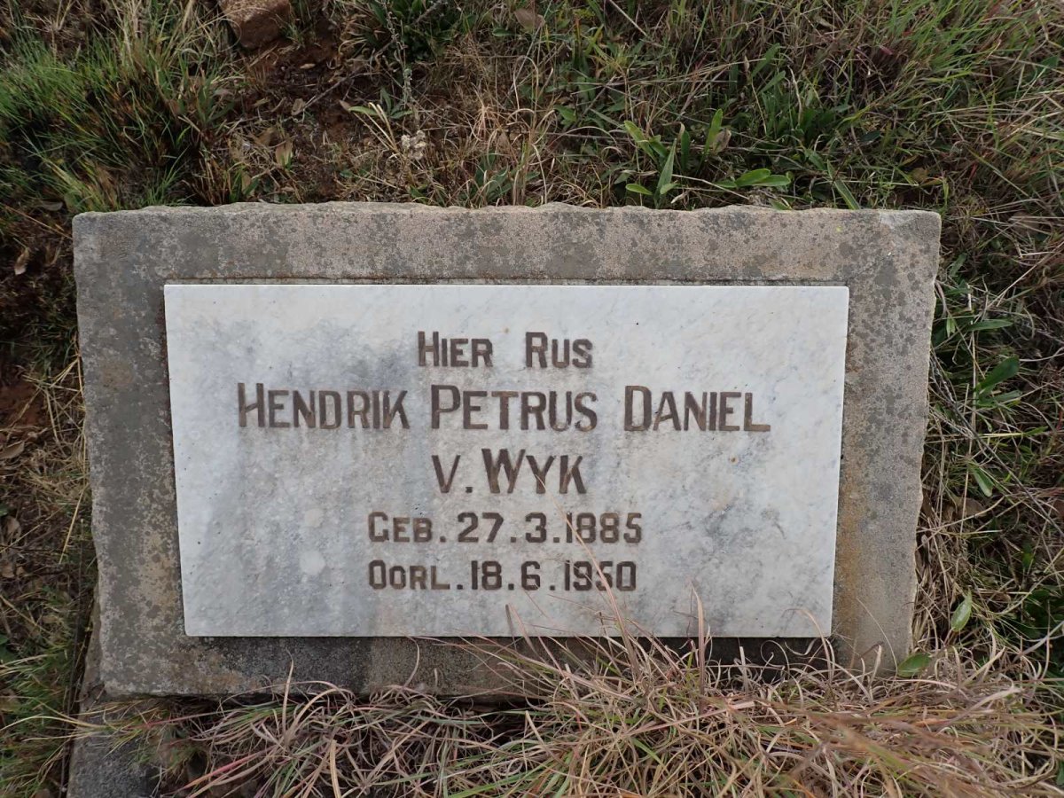 WYK Hendrik Petrus Daniel, v. 1885-1950 