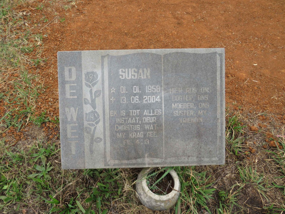 WET Susan, de 1958-2004