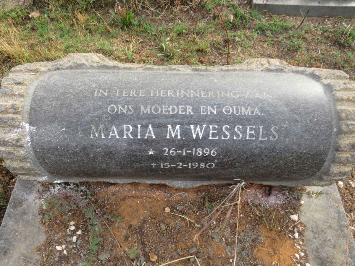 WESSELS Maria M. 1896-1980