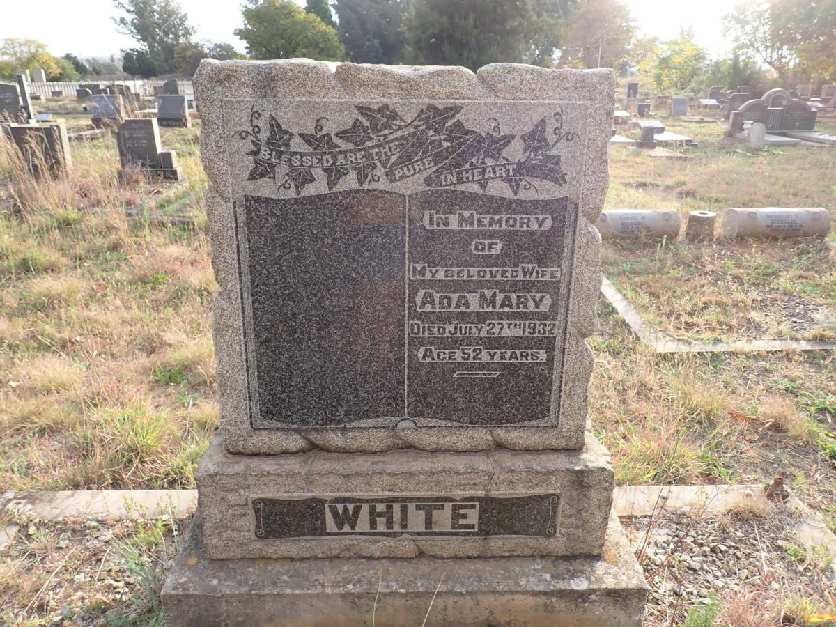 WHITE Ada Mary -1932