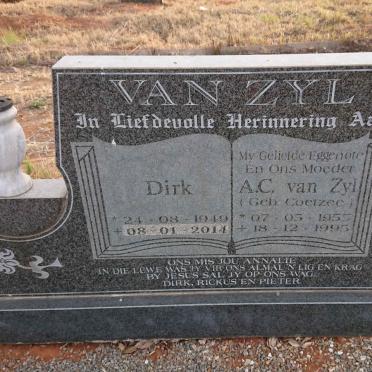 ZYL Dirk, van 1949-2014 & A.C. COETZEE 1955-1995