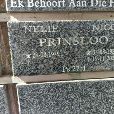 PRINSLOO Nico 1927-2023 & Nelie 1939-