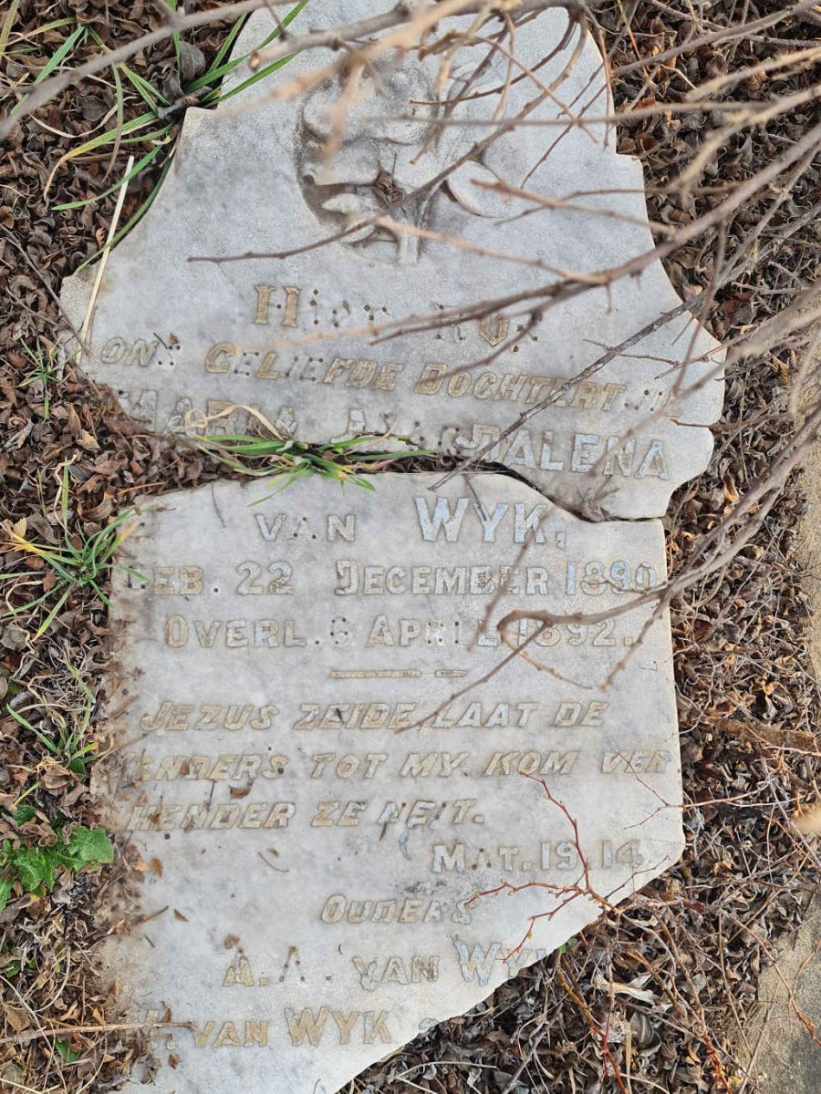 WYK Maria Magdalena, van 1890-1892