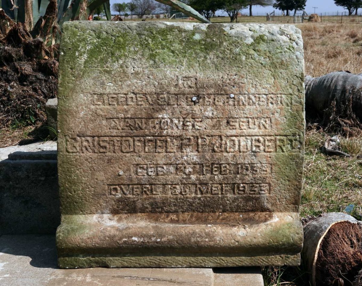 JOUBERT Christoffel P.P. 1933-1933