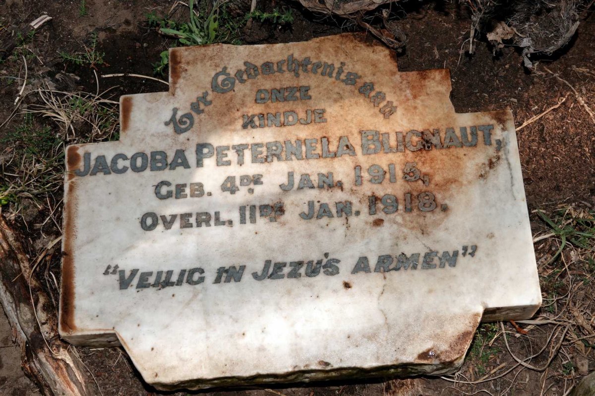 BLIGNAUT Jacoba Peternela 1915-1918