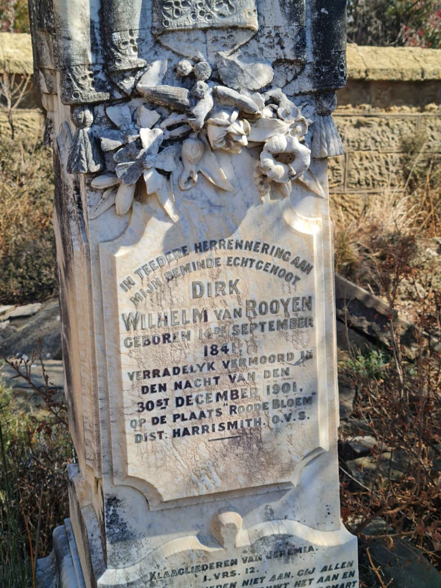 ROOYEN Dirk Wilhelm, van 1841-1901
