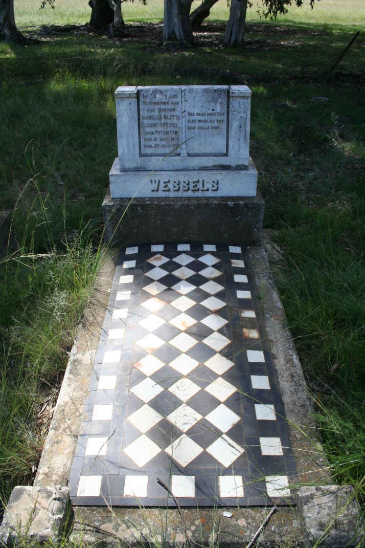WESSELS Isabella Aletta Elizabeth 1875-1942 nee POTGIETER