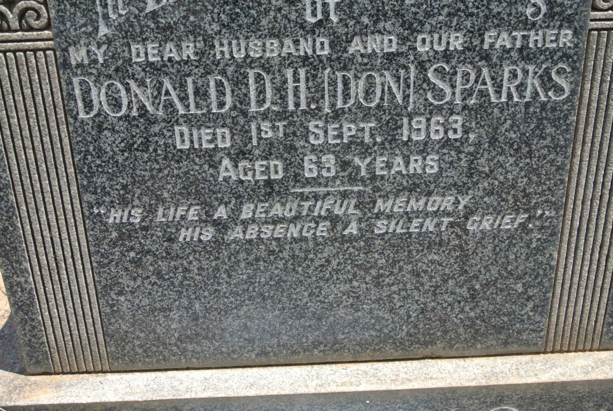 SPARKS Donald D.H. -1963