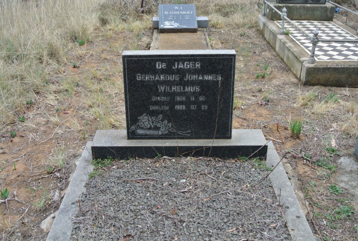JAGER Gerhardus Johannes Wilhelmus, de 1906-1988