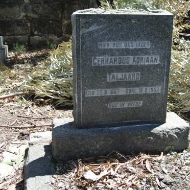TALJAARD Gerhardus Adriaan 1867-1953