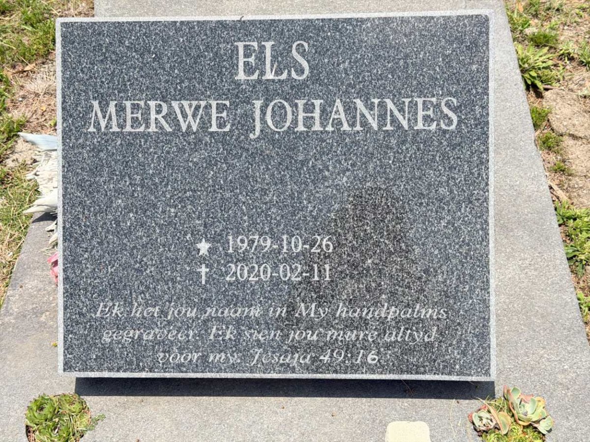 ELS Merwe Johannes 1979-2020