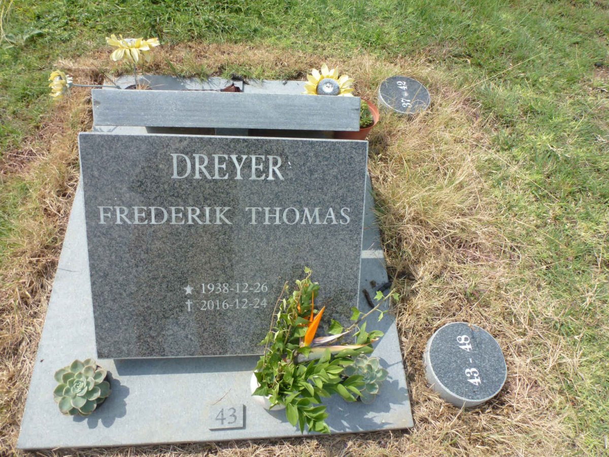 DREYER Frederik Thomas 1938-2016