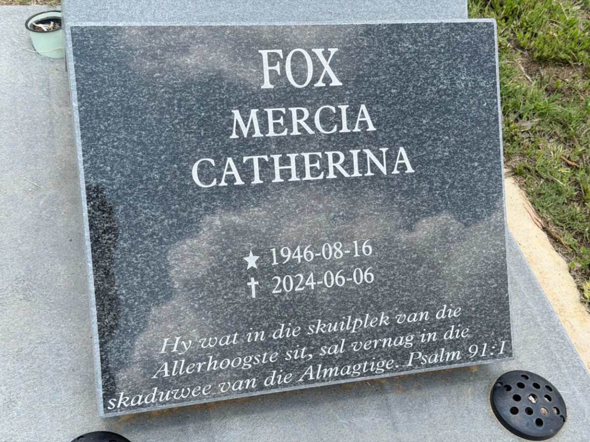 FOX Mercia Catherina 1946-2024
