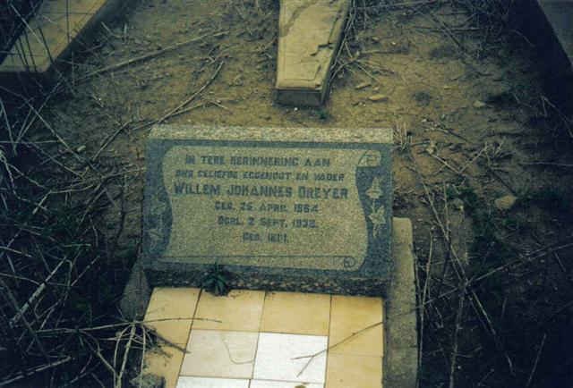 DREYER Willem Johannes 1864-1932