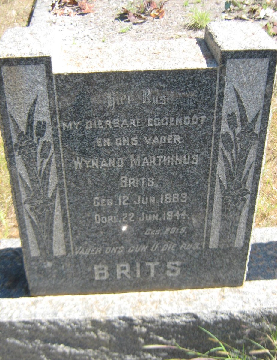 BRITS Wynand Marthinus 1889-1944