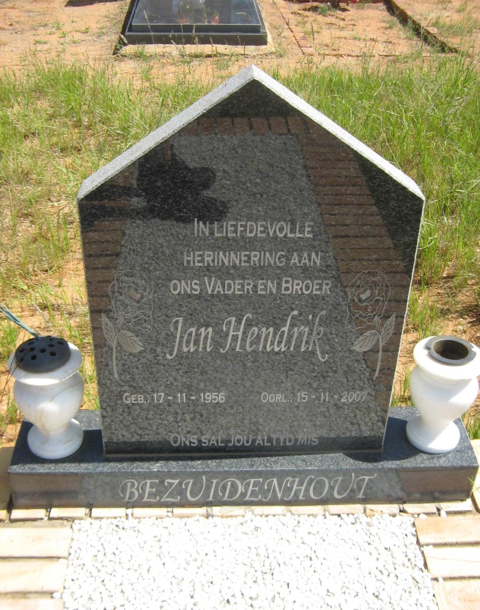 BEZUIDENHOUT Jan Hendrik 1956-2007