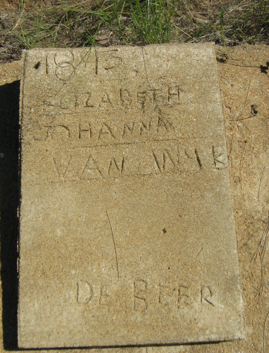 BEER Elizabeth Johanna, de nee VAN WYK  -1893